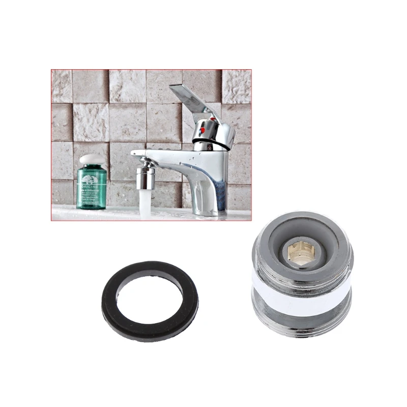 Swivel Metal Adaptor For Water Kitchen Faucet Tap Aerator 22mm To 24mm