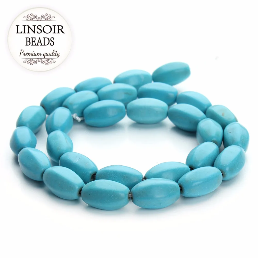 

Approx.27pcs/pack 0.8cm*1.4cm Blue Irregular Loose Spacer Seed Beads Semi Precious Stone Created Beads DIY Jewelry F1305