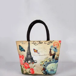

2016 New Fashion Brand Women Handbag   Printing Ladies Large Clutch Bag Woman Canvas Casual Handbags Shoulder Tote Bag BG23