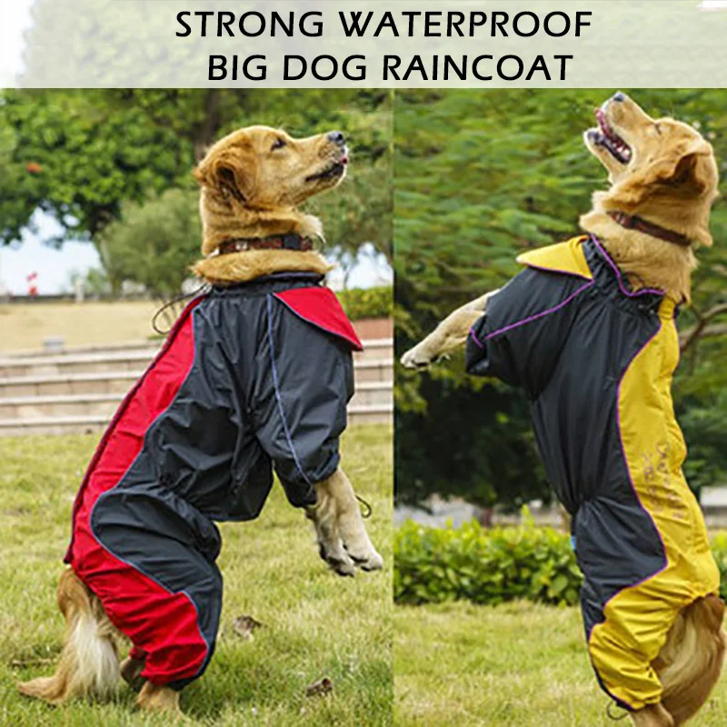 Dog raincoat Outdoor full package Golden Retriever Labrador Retriever