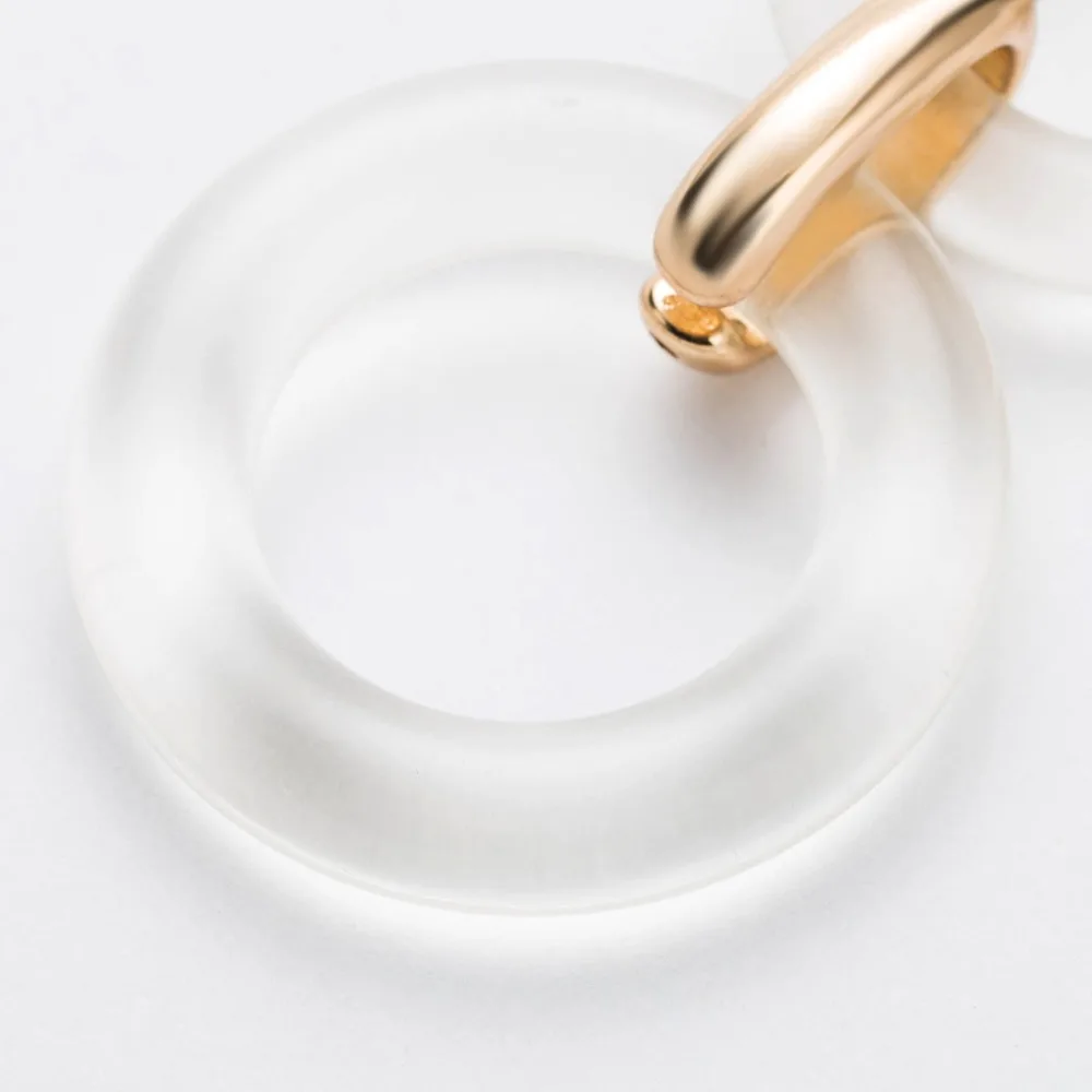 Unique Fashion Drop-shaped Big Earrings Retro Personality Simple Earrings Wedding Party Jewelry Gift ET39 (5)