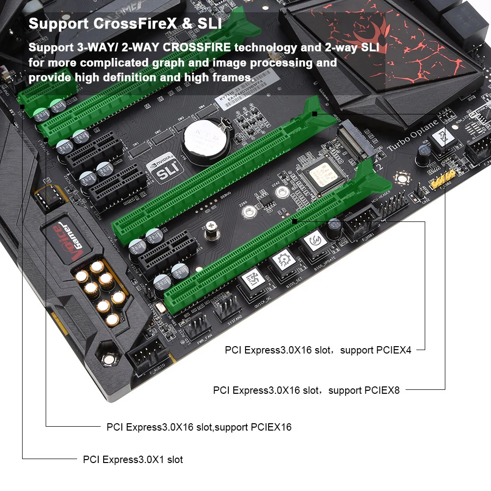 Красочная системная плата iGame Z270 Ymir-X для Intel Z270/LGA1151 ATX DDR4 SATA3 USB3.1 M.2 U.2 Порт двойной биос