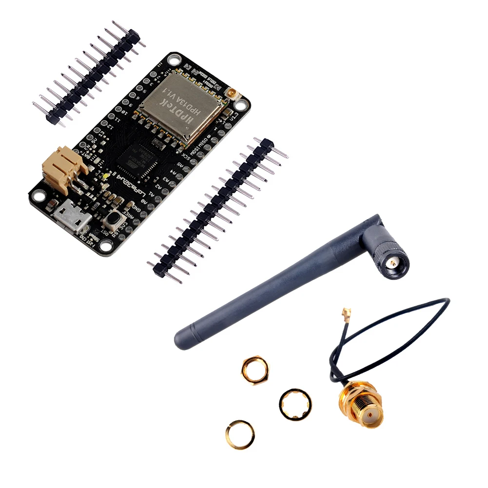 RCmall LoRa32u4 II Lora макетная плата 868 МГц 915 МГц IOT модуль LiPo Atmega328 SX1276 HPD13 с антенной FZ2865+ DIY0050