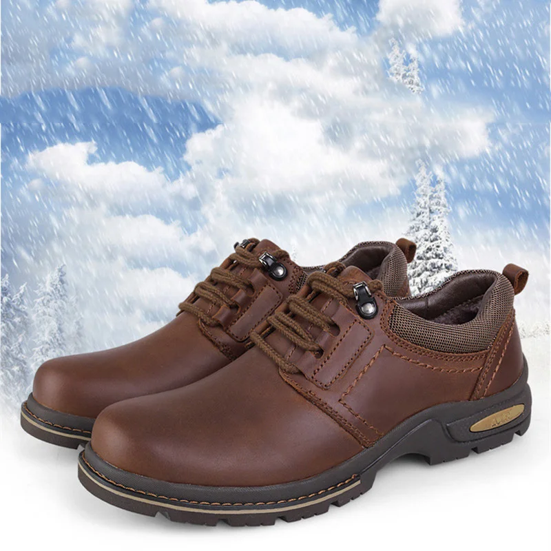 Bout Cuir Saison Fur Solide À Livraison Taille yellow Brun Mocassins Hommes Antidérapant Fourrure Véritable Grande Confortable Rond En Lacets Dark De Brown Directe Fur Chaussures CrxoeBWd