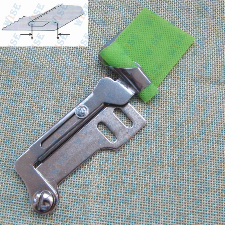 DOUBLE FOLD CLEAN FINISH HEMMING FOLDER ATTACHMENT FOR SEWING MACHINES