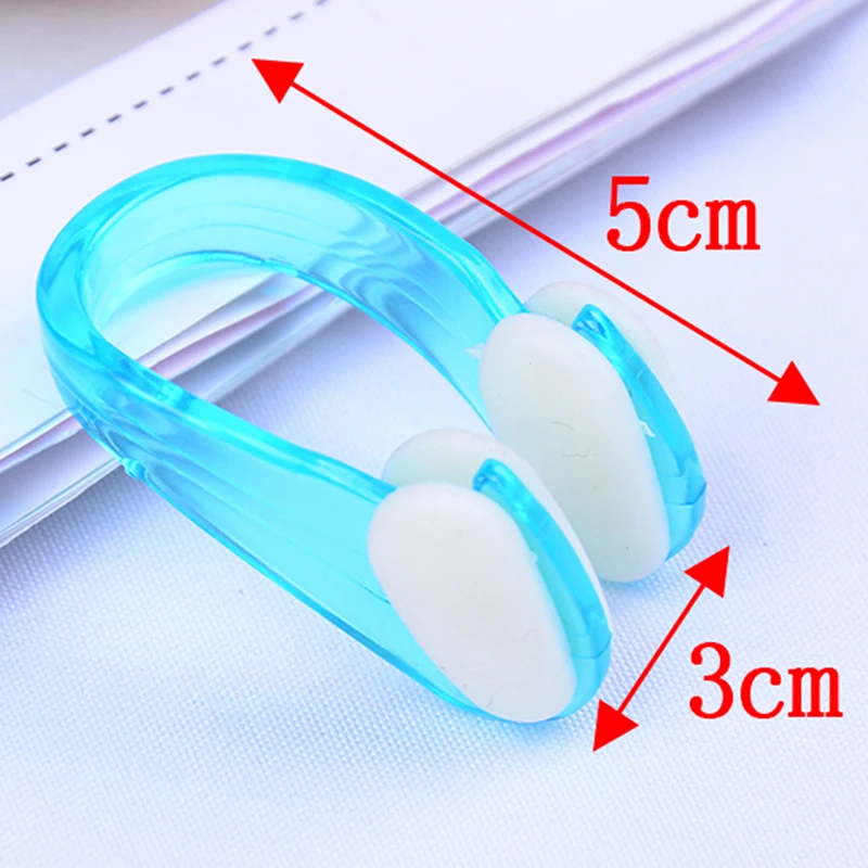 4pcs Durable No-skid Soft Silicone Steel Wire Nose Clip for Swimming Diving Water Sports Swimming Nose Clip