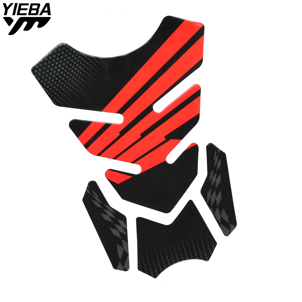 For cbr600rr Motorcycle Decal Gas Fuel Tank Pad Protector Skull Racing Sticker For HONDA CBR1000RR HRC RACING Tank Cover Pad