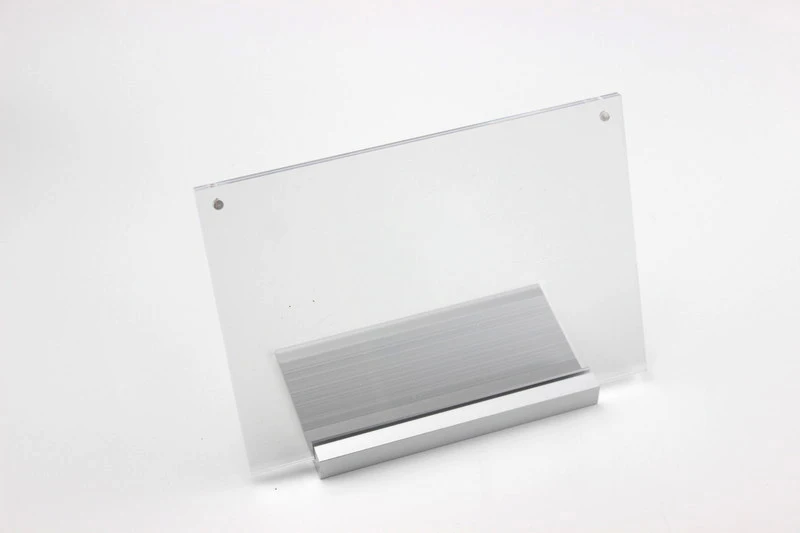 10 pcs A5 210*148mm LABEL HOLDER Aluminium tabletop desktop display