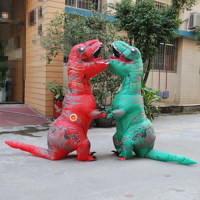 child t rex inflatable costumes blowup dinosaur costume halloween costume for kids purim party dress