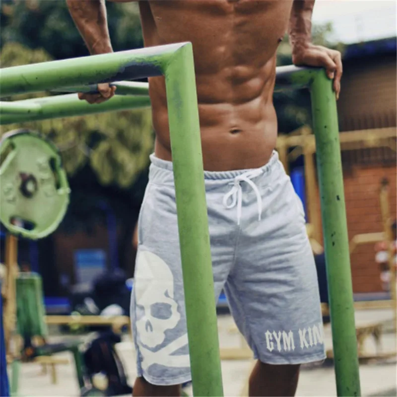 Mens Gym Fitness Shorts Run Jogging Sports Loose Cool Mesh Quick Dry Bodybuilding Crossfit Sportswear Male shorts men