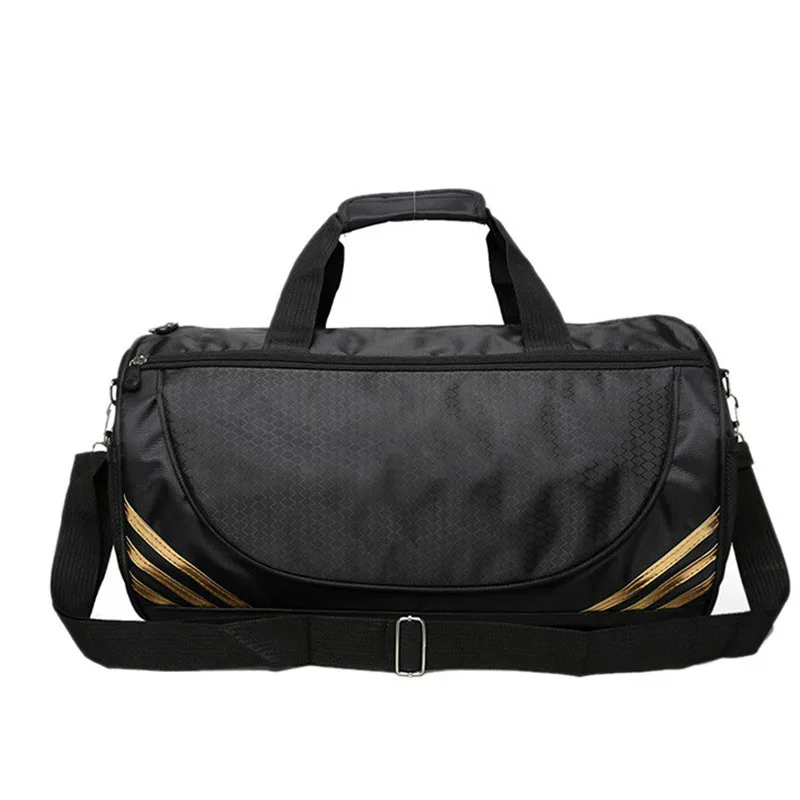 Качественные Спортивные сумки для фитнеса, для мужчин и женщин, Водонепроницаемая спортивная сумка для путешествий на открытом воздухе, кемпинга, многофункциональная сумка - Цвет: golden