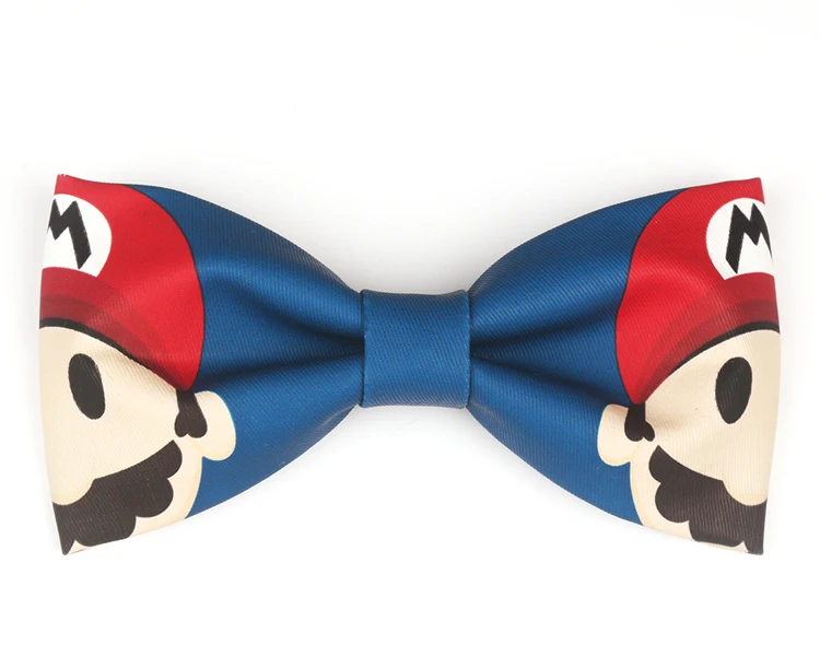 Mario Bowties для мужчин мультфильм ручной работы роскошные творческие личности мода бабочка-бабочка японский дизайнер высокого качества