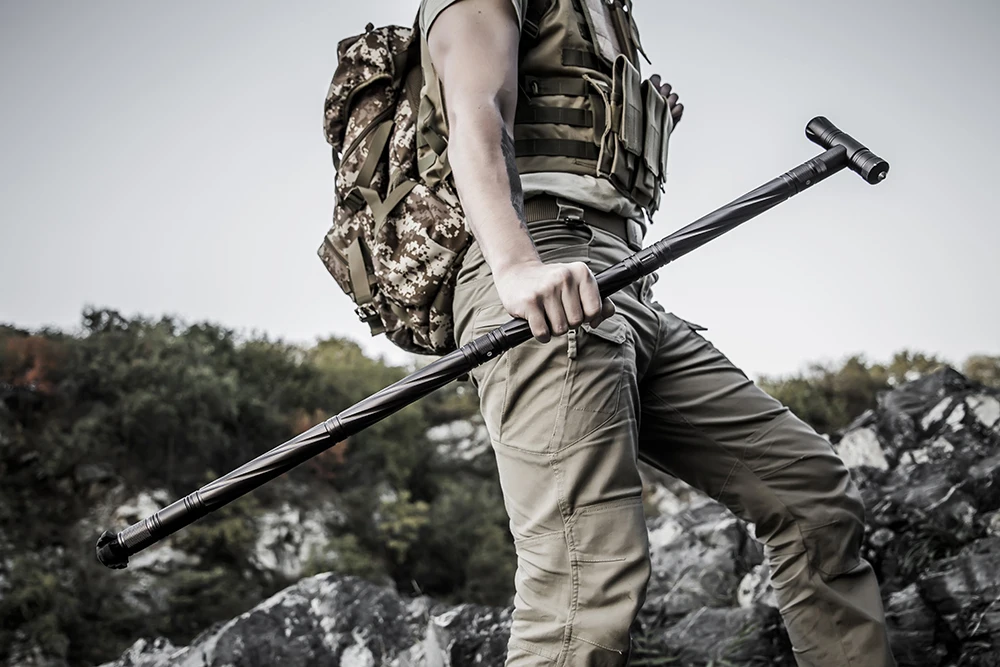 

Tactical Outdoor edc multi purpose tool Camp DIY Gear Self Defense Stick Safety Emergency Survival Tool T handle drop shipping