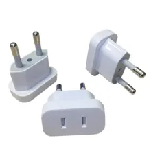 Power-Plug-Converter Electrical-Socket Travel-Adapter Euro To 1pcs US