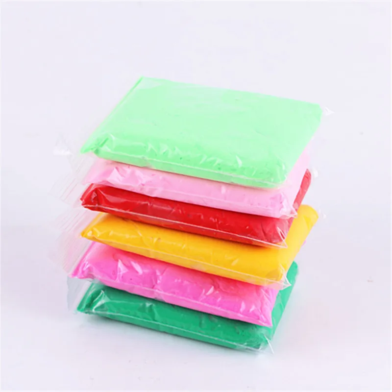 12pcs/set DIY soft clay nontoxic Malleable Polymer Clay Slime Air Craft Clay Polymer Plasticine Modelling kids Education toy