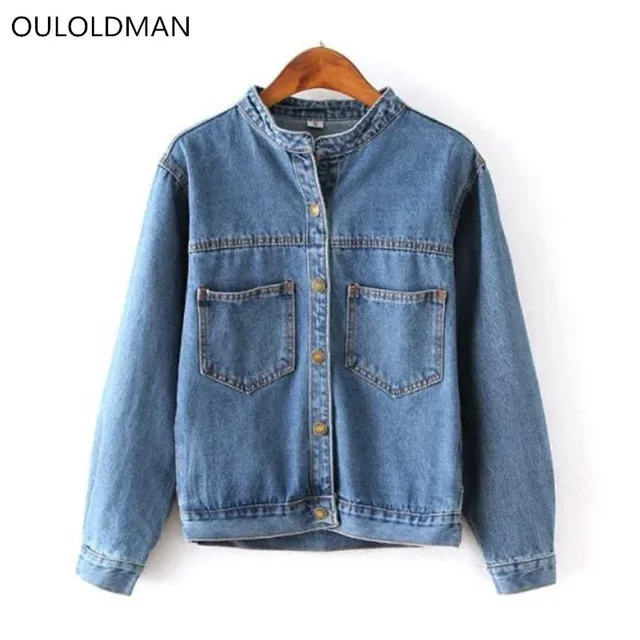 mandarin denim jacket