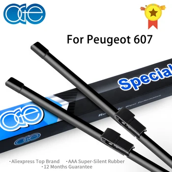 

OGE Front Wiper Blades For Peugeot 607 2000-2010 Windscreen Windshield Natural Rubber Auto Car Accessories High Quantity