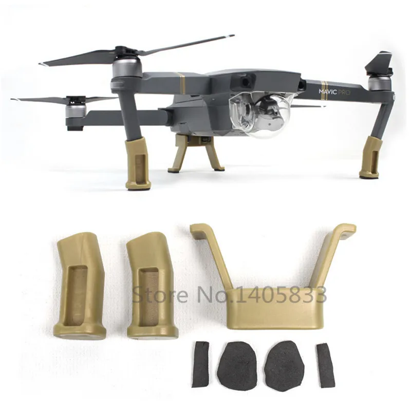Low price clearance Safety landing bracket Heighten Landing Gear Protection Frame For DJI Mavic Pro Quadcopter | Электроника