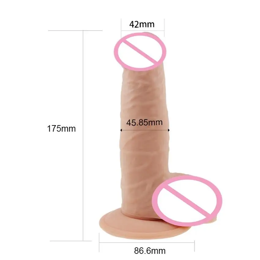 lovetoy-17-5cm-TPE-Realistic-Ultra-Soft-Dude-Dildo-With-Suction-Cup-Big-Penis-for-Lesbian