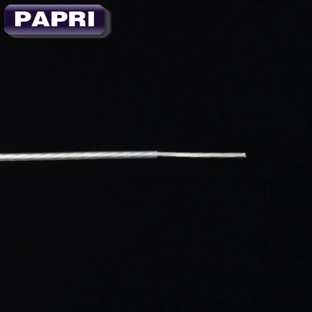 PAPRI DIY усилитель кабеля 0 23 x7strand PTFE высокая чистота OCC Медный Серебряный провод для
