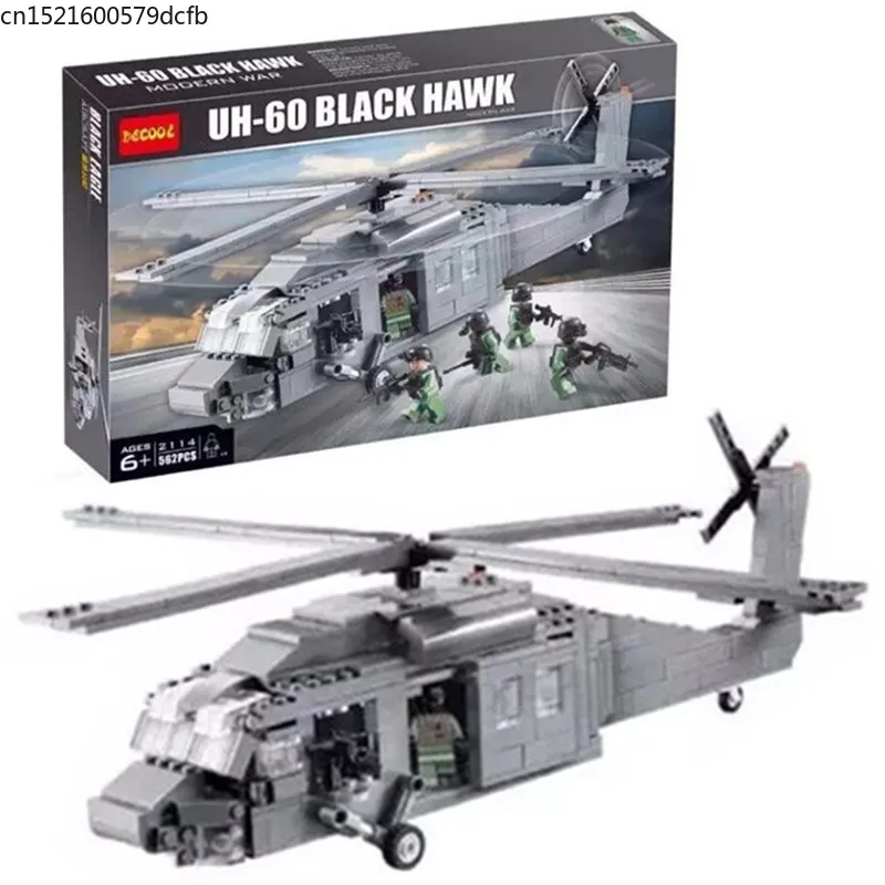 

Compatible with Legoed Technic MOC Building Blocks Military UH-60 BLACK HAWK Plane Airplane Helicopter Children Toys