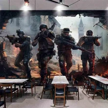 Beibehang на заказ Большая фреска 3D обои войны интернет кафе фон Настенные обои для стен 3 d papel де parede скачать