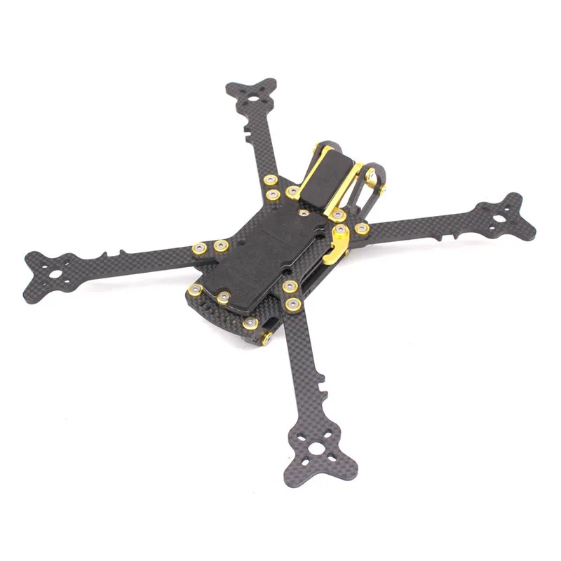 

Good Quality PUDA 250 250mm 5 Inch Carbon Fiber FPV Freestyle RC Drone Frame Kit 4mm Arm For DALPROP 5045 Parts