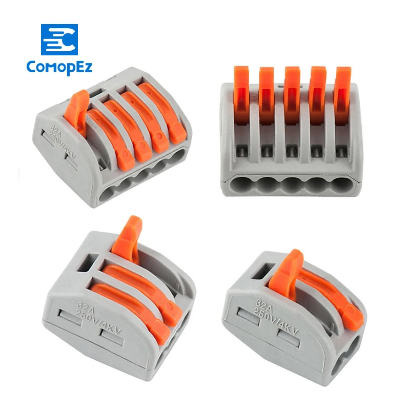Wago Wire Cable Connector Terminals Mini Fast Connectors 2pin 3pin 4pin
