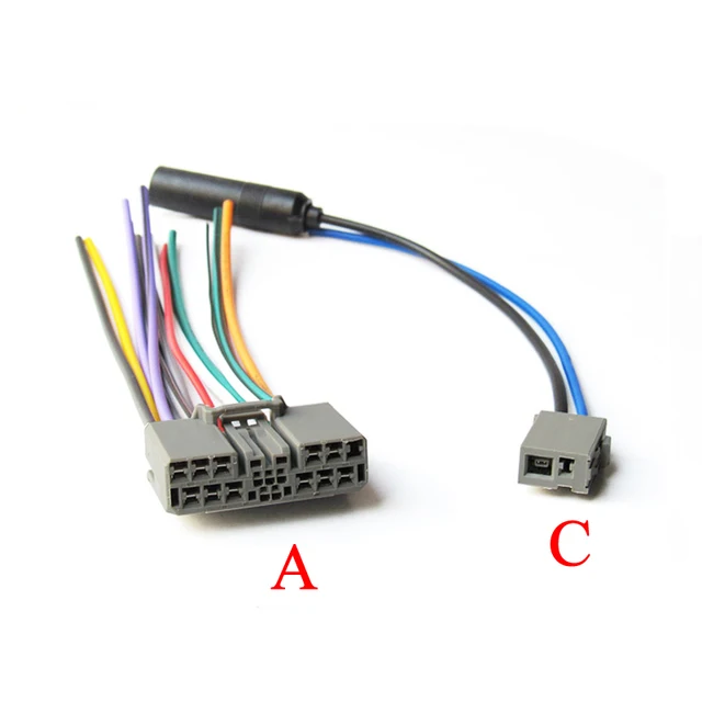 Biurlink CD Changer FM Antenna AUX IN Harness Cable Adapter for Honda