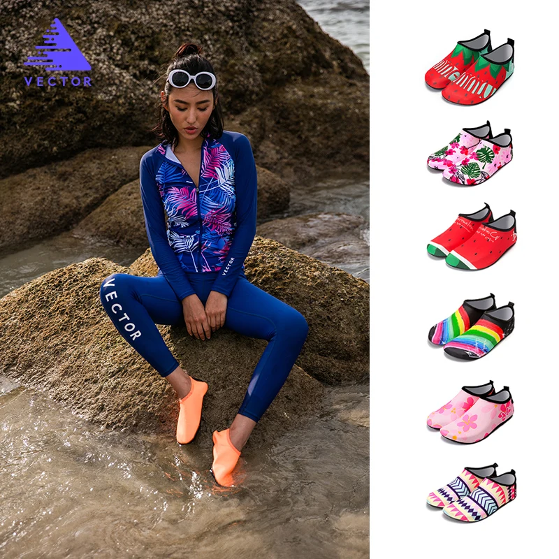 

VECTOR Beach Shoes Men Women Water Shoes Anti-Skid Sneakers Diving Surfing Socks Unisex Swimming Snorkelling Socks