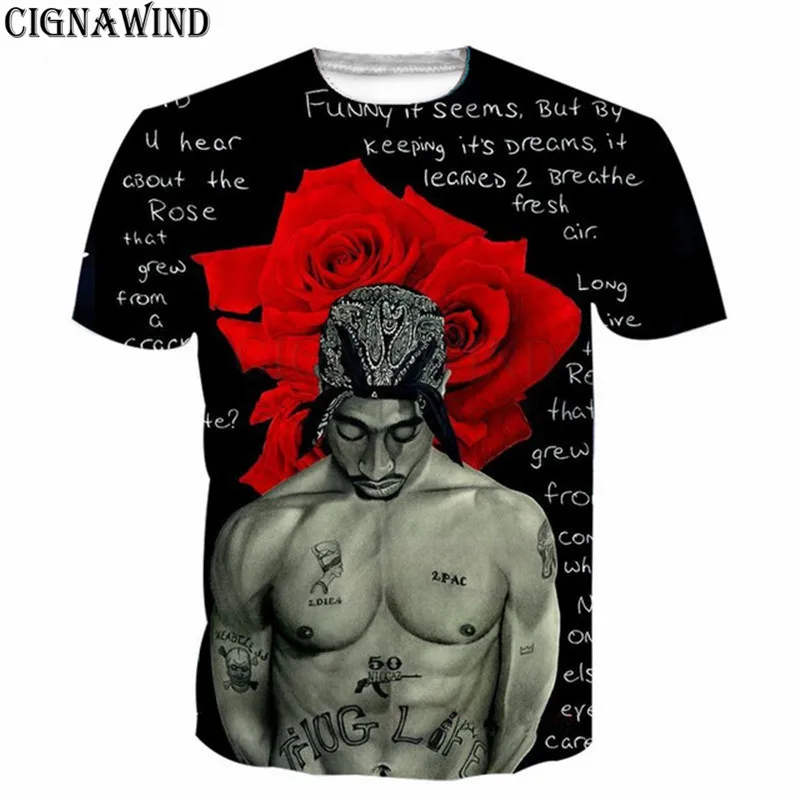 

Latest fashion t shirt men/women Rapper Tupac 2Pac/Biggie 3D printed t-shirts hip hop style tshirt streetwear summer tops