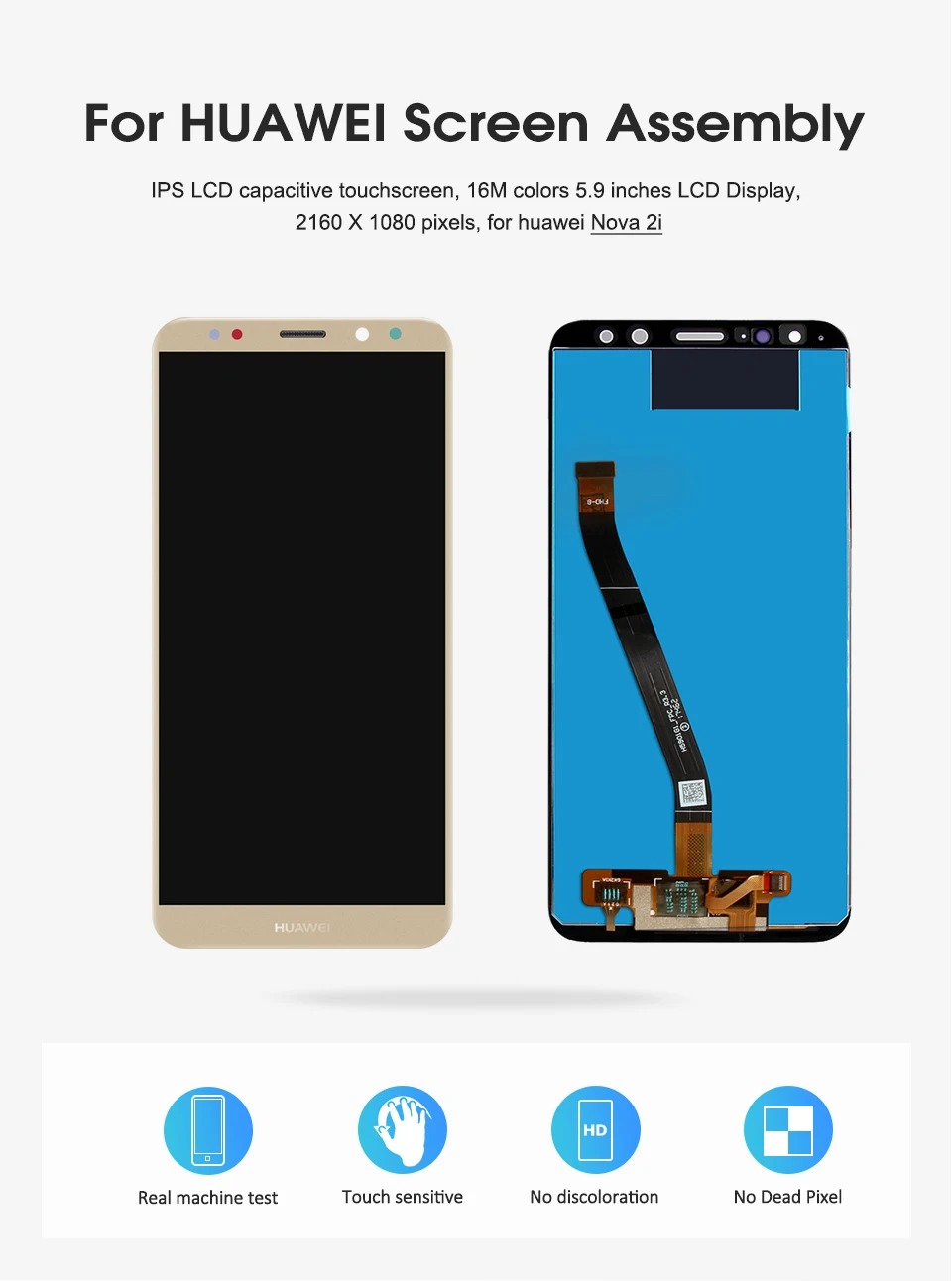 5,9 '' Nova 2i дисплей для huawei mate 10 Lite ЖК сенсорный экран с рамкой дисплей ЖК для huawei Nova 2i RNE-L21 ЖК