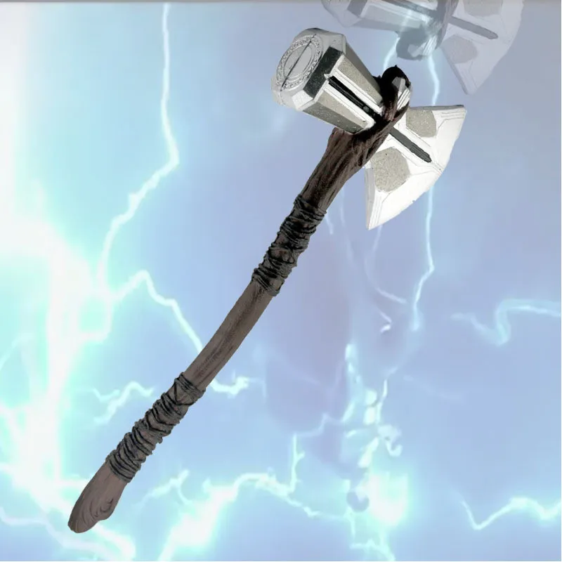 Громовой Молот Тора в масштабе 1:1 73 см топор Stormbreaker декоративный реквизит виде