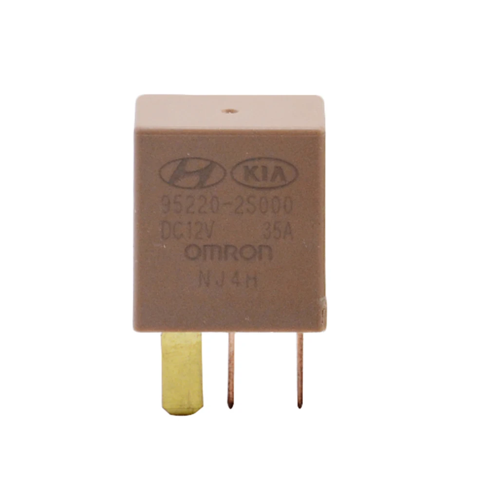 

1PC Car Violet Relay for KIA 12V 35A OMRON 4 Pins Gold Color Power Relay Assembly