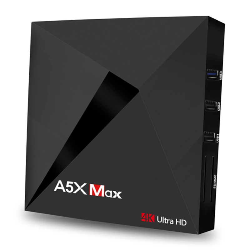 

A5X MAX MID Smart TV Box RK3328 4GB RAM 32GB ROM Set top box Android 7.1 HDR 10 USB 3.0 HD Media Player