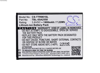 

Cameron Sino 1900mAh Battery TBL-55A2550 for TP-Link M7350, TL-TR961