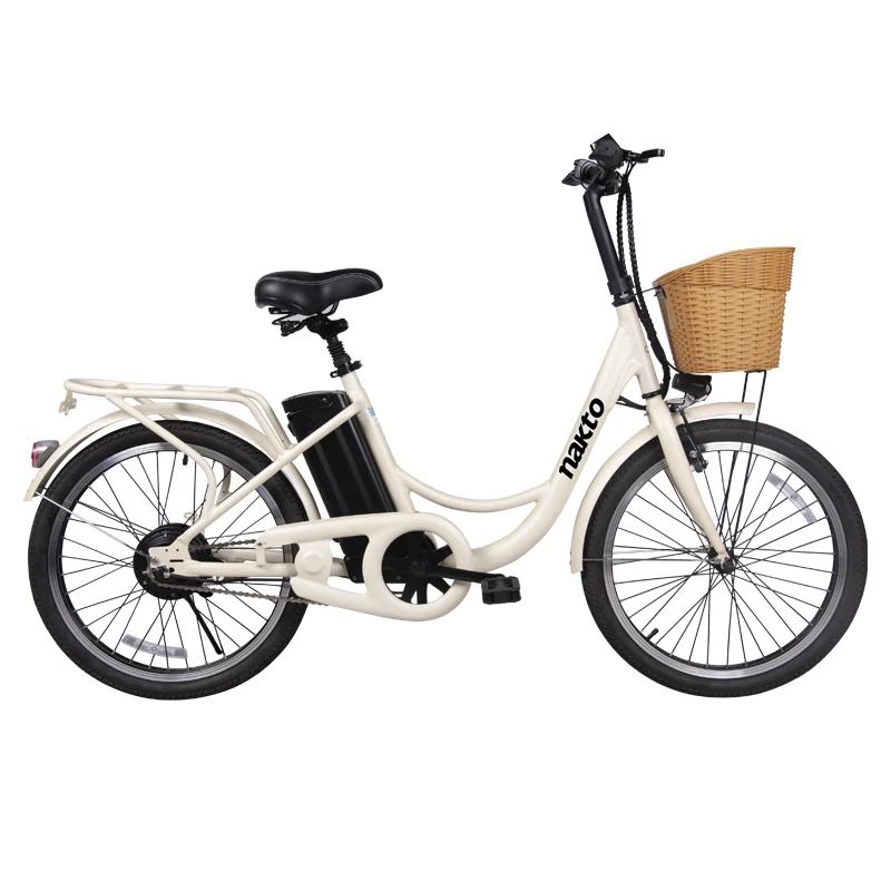 Bicicleta eléctrica con batería de litio de 22 pulgadas para adultos