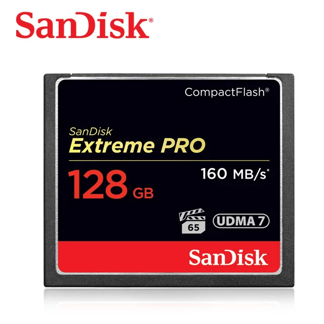 Двойной Флеш-накопитель SanDisk Extreme Pro CF карта 64 ГБ 32 ГБ оперативной памяти, 16 Гб встроенной памяти, 128 Гб карта памяти Compactflash до 160 МБ/с. читать Скорость для богатых 4K и записи видео в формате Full HD - Емкость: 128GB 160M