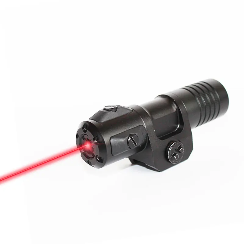 Охотничья Военная винтовка зеленый лазерный прицел ударопрочный Пикатинни/Вивер Rail ak 47 puntero Laser - Цвет: Red Laser