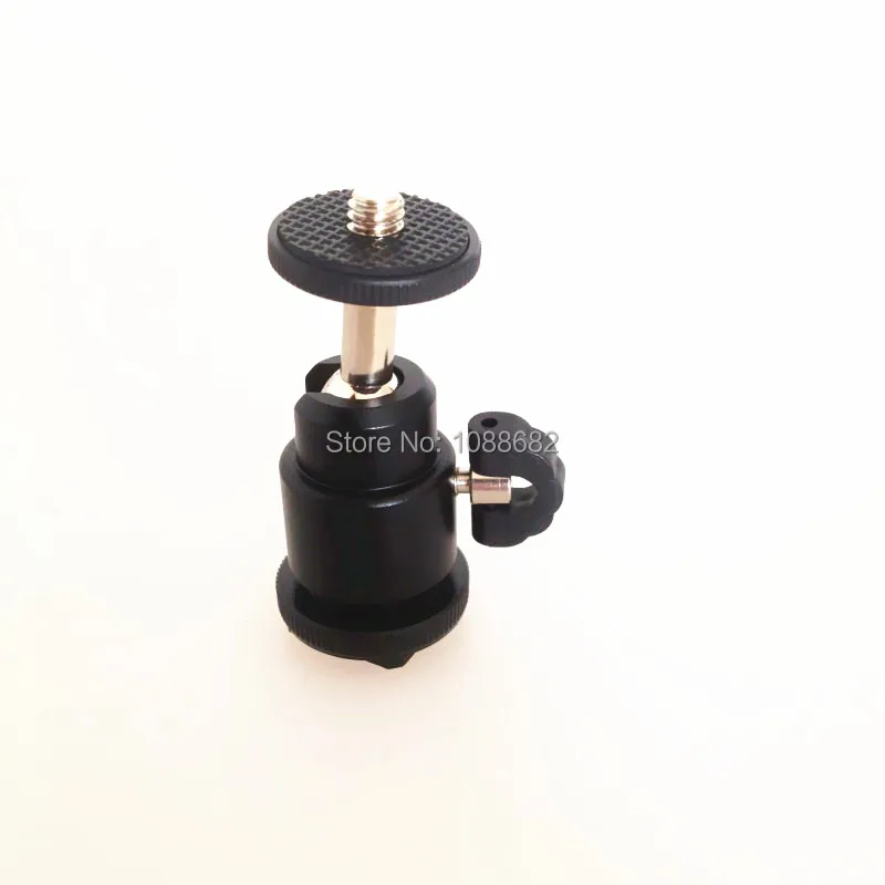 Mini ballhead with hot shoe mount tripod ball head Q21.5 loading weight 1kgs (1)