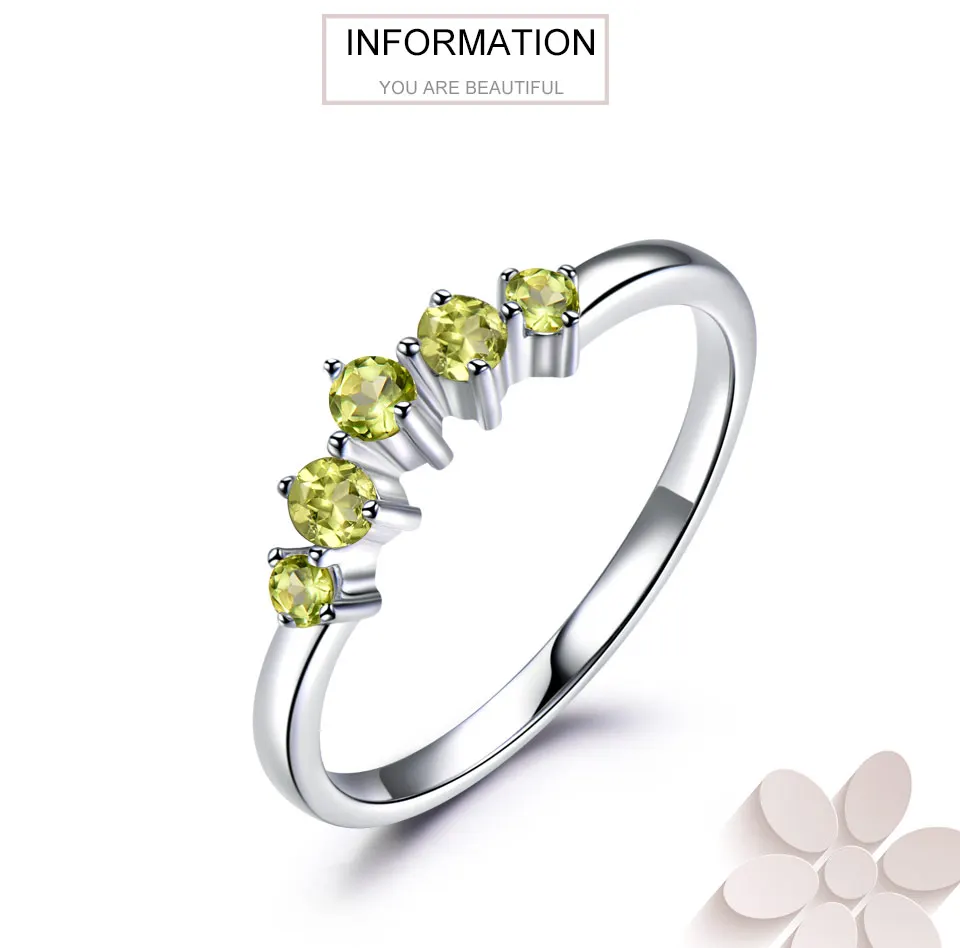 925 sterling silver natural peridot ring(1)