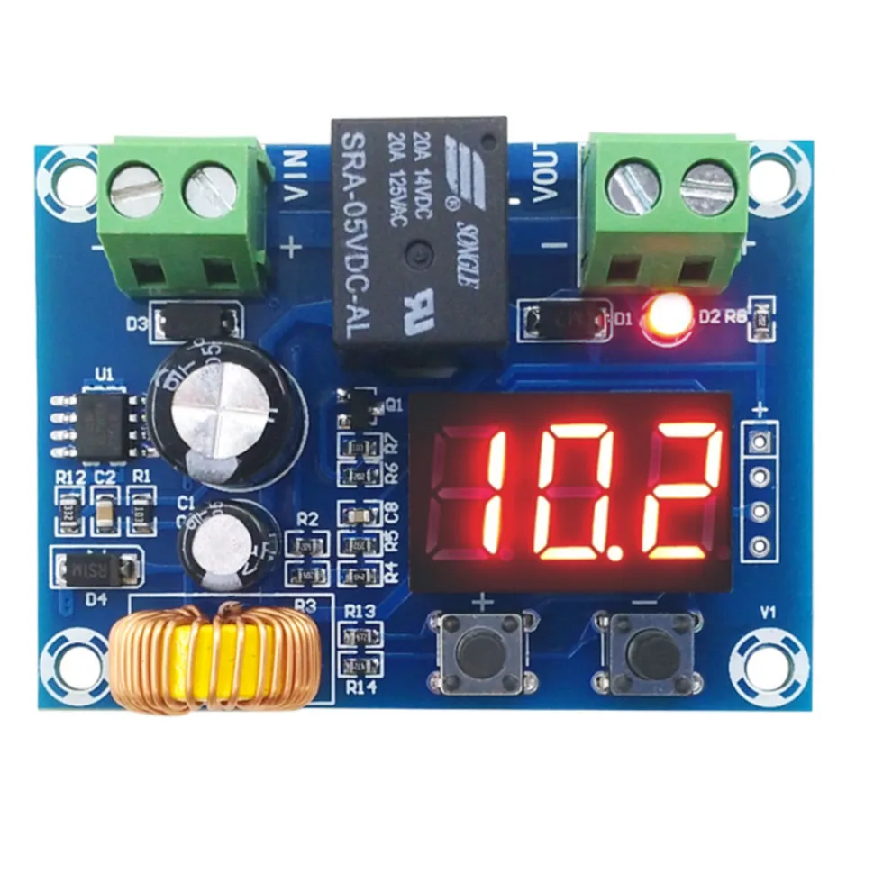 

12-36V Battery protection module, lithium battery, undervoltage, loss of power, low power, disconnect output 12-36V