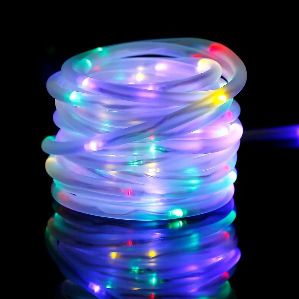 

10M 100LEDs LED Rope String Light Outdoor IR remote Waterproof LED String Light For Christmas Garden Lawn Party Decoration D35