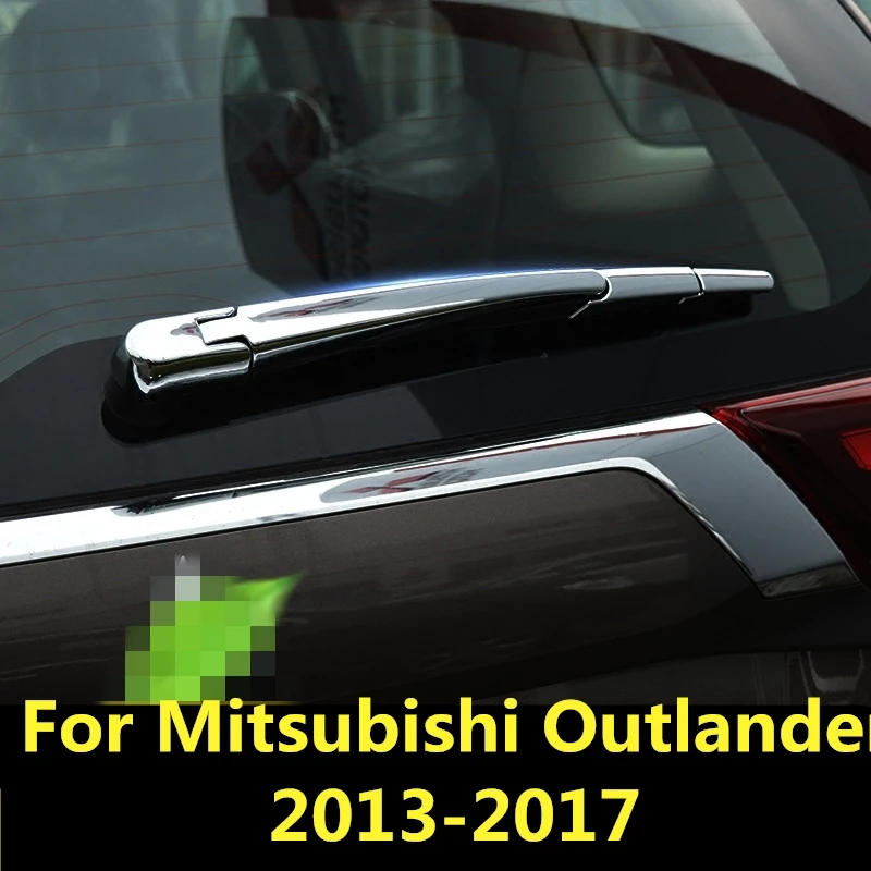 Для Mitsubishi Outlander 2013-2017 хромированная задняя крышка стеклоочистителя для стайлинга