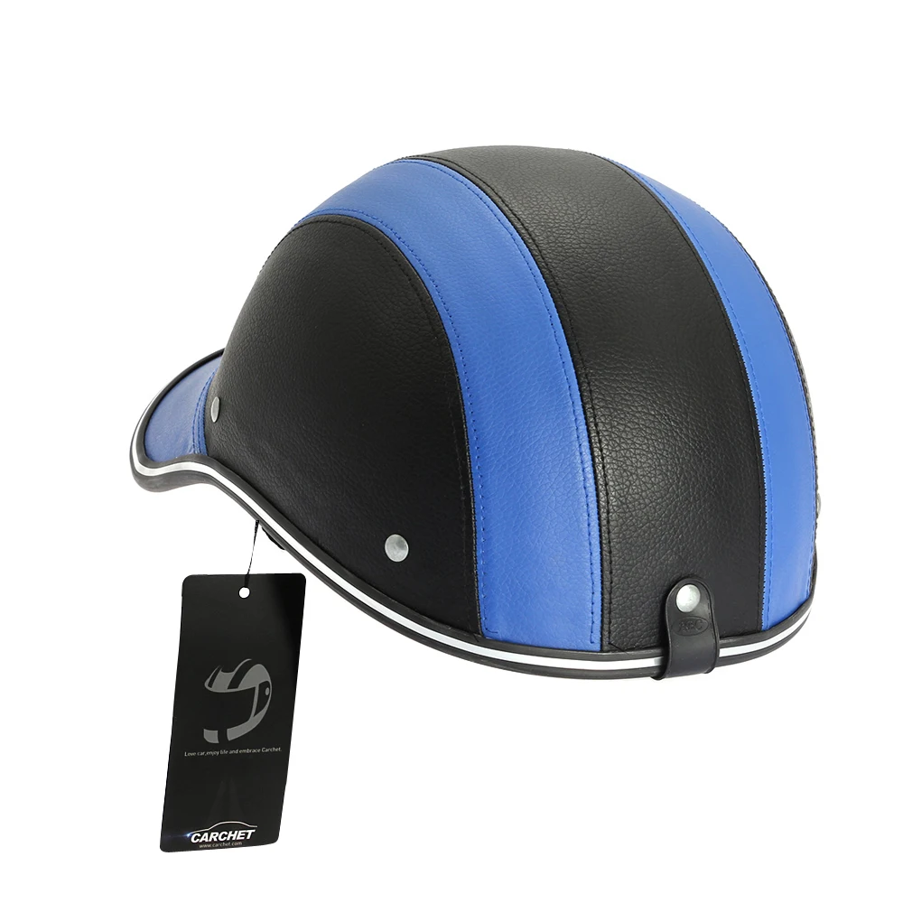 Мотоциклетный шлем CARCHET Helm Motorcross Capacete полушлем для мотоцикла ретро матовый яркий