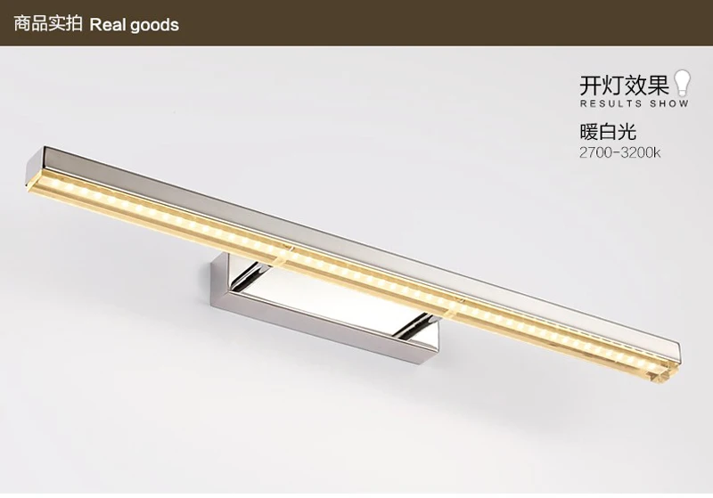 

Modern led mirror light AC110V 220V Acrylic wall mounted bathroom lighting mirror lamp in bathroom mirror lights dressing room