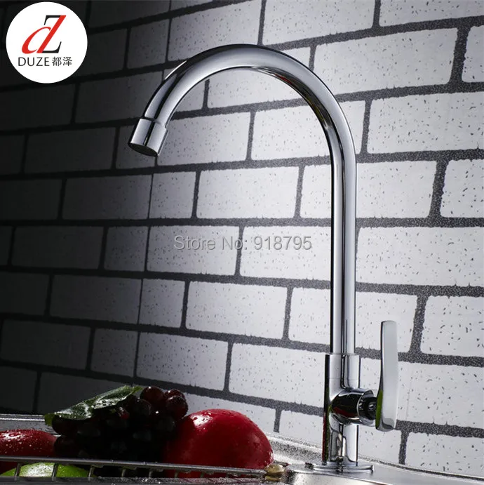 Free shipping Copper kitchen faucet sink Single cold vegetables basin mixer wz 3208 49