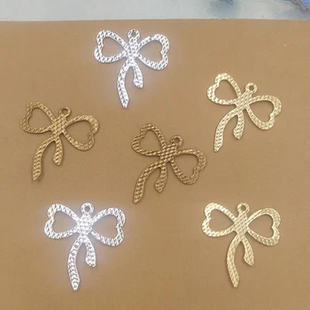 

100pcs 16x18mm butterfly filigree wire connector pendant charms for diy jewelry findings--silver/bronze/brass option