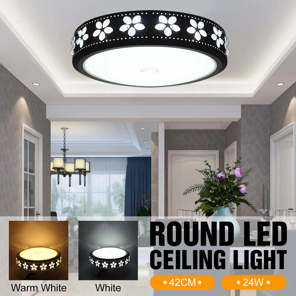 

100-240V 24W Surface Mounted Led Ceiling Lights Round Modern Ceiling Lamp for Living Room lamparas de techo for Bedroom Kitchen
