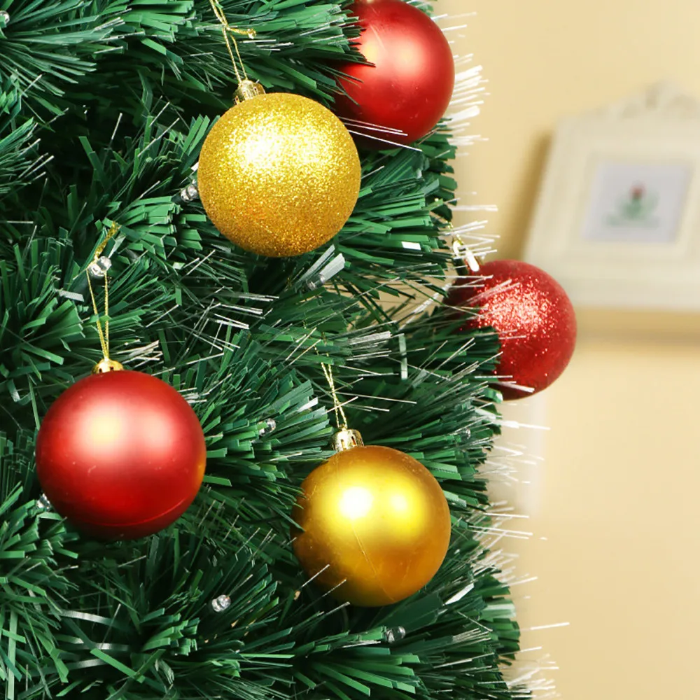 24 шт./лот 30 мм украшения для рождественской елки шар-Безделушка на Рождество вечерние подвесной шар, украшение, декор для рождественские украшения для дома